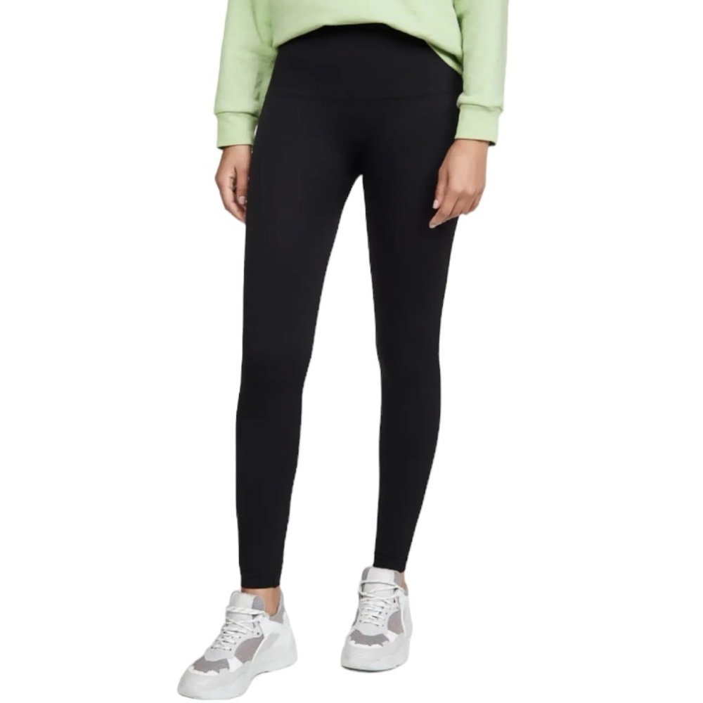 Spanx Look At Me Now Seamless Leggings Black Size Medium High Waist - Picture 1 of 5